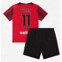 AC Milan Christian Pulisic #11 Domaci Dres za djecu 2023-24 Kratak Rukav (+ Kratke hlače)